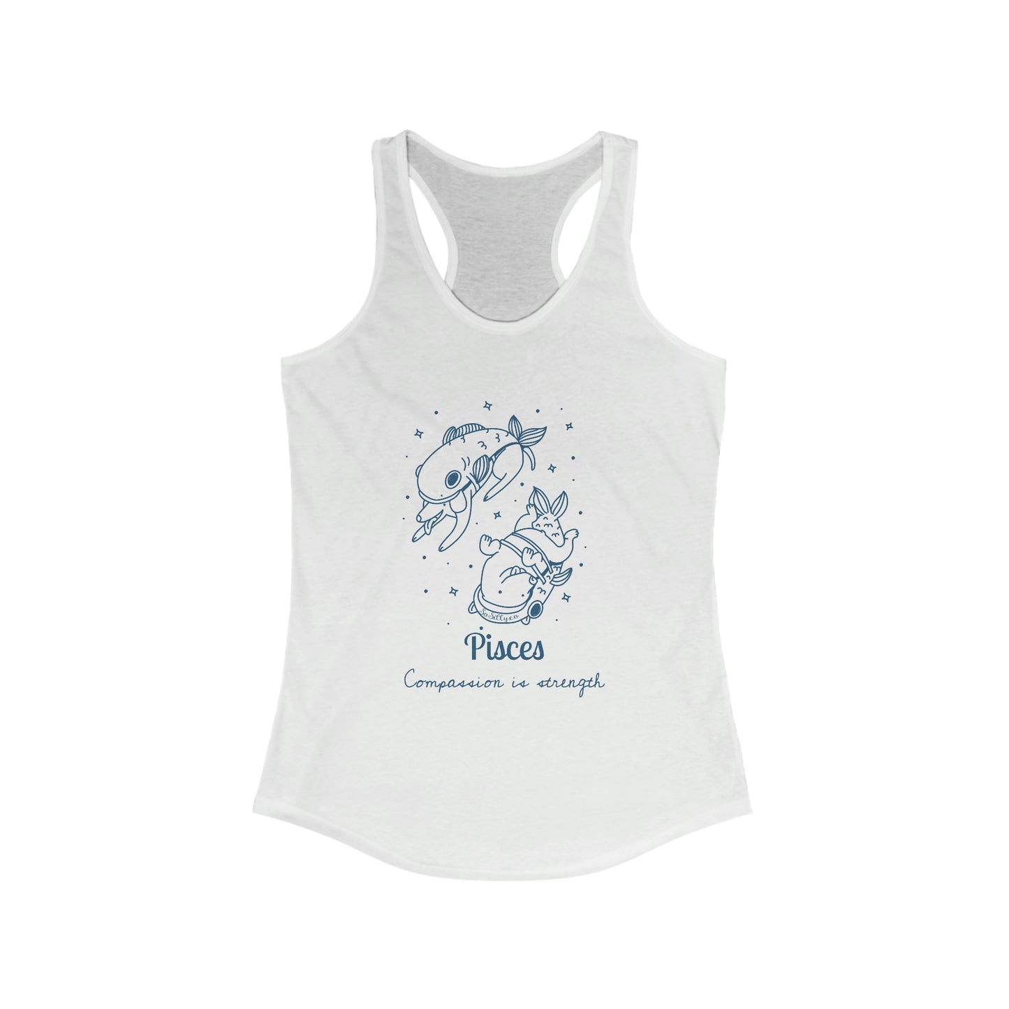 So Silly Astrology Dog | Women's Racerback Tank - Pisces