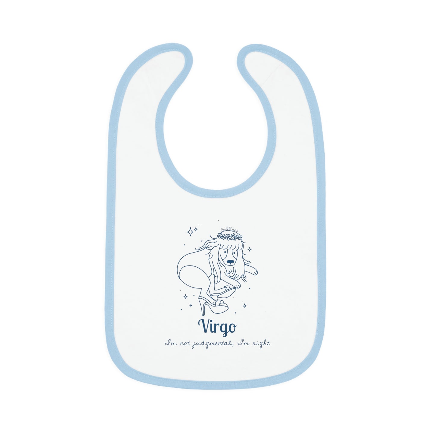 So Silly Astrology Dog | Baby Bib - Virgo