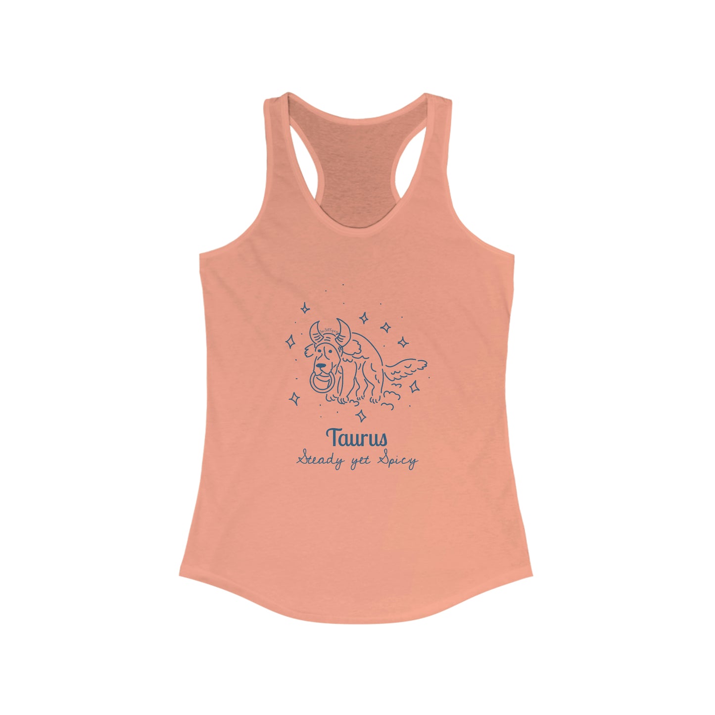 So Silly Astrology Dog | Women's Racerback Tank - Taurus