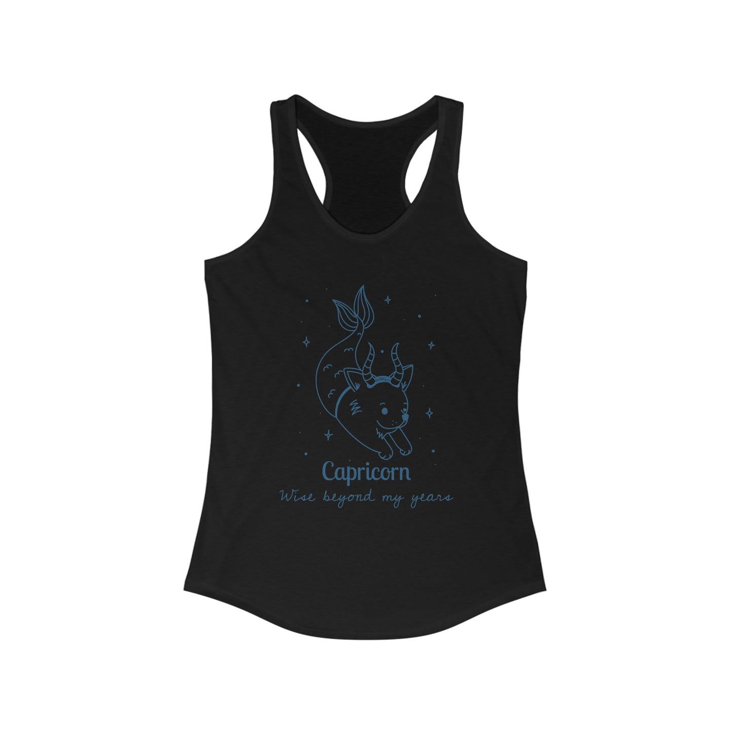 So Silly Astrology Dog | Women's Racerback Tank - Capricorn