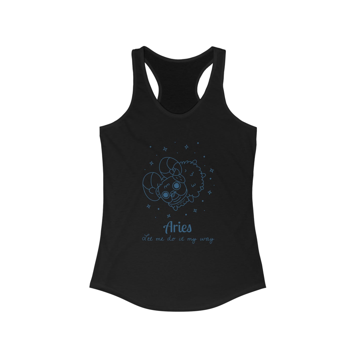 So Silly Astrology Dog | Women's Racerback Tank - Aries