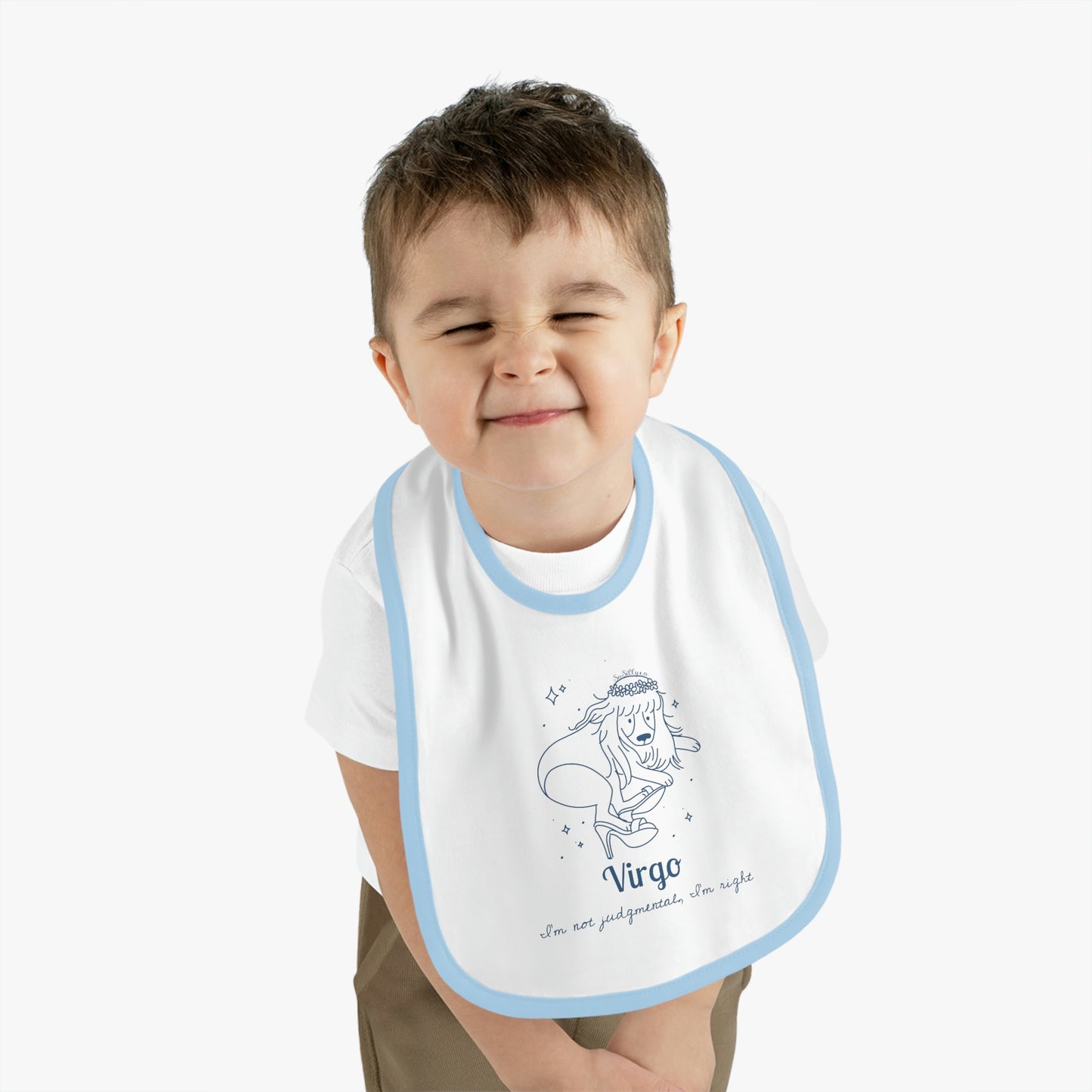 So Silly Astrology Dog | Baby Bib - Virgo