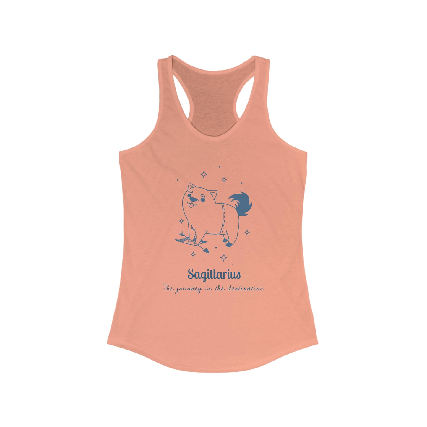 So Silly Astrology Dog | Women's Racerback Tank - Sagittarius