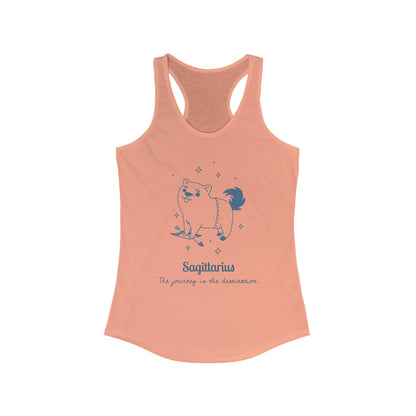 So Silly Astrology Dog | Women's Racerback Tank - Sagittarius