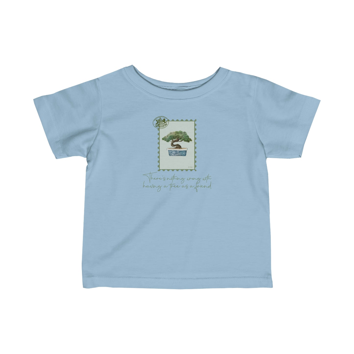 Bob Ross Quote Tree Friend Infant Fine Jersey Tee