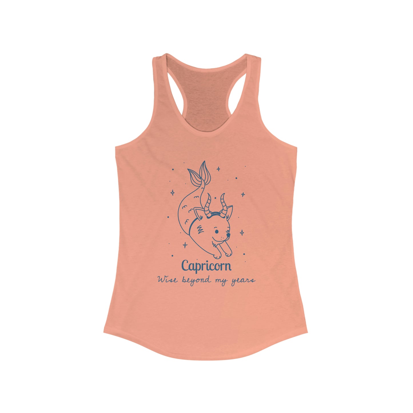 So Silly Astrology Dog | Women's Racerback Tank - Capricorn