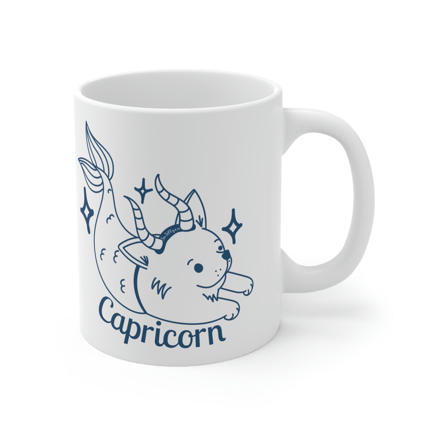 So Silly Astrology Dog | 11oz Ceramic Mug - Capricorn