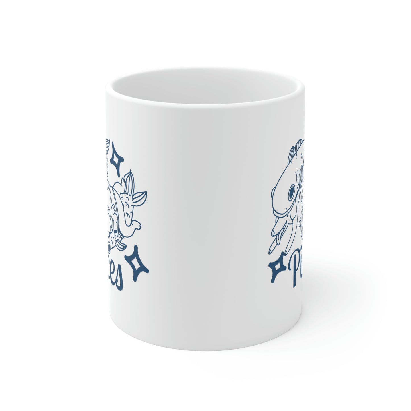 So Silly Astrology Dog | 11oz Ceramic Mug - Pisces
