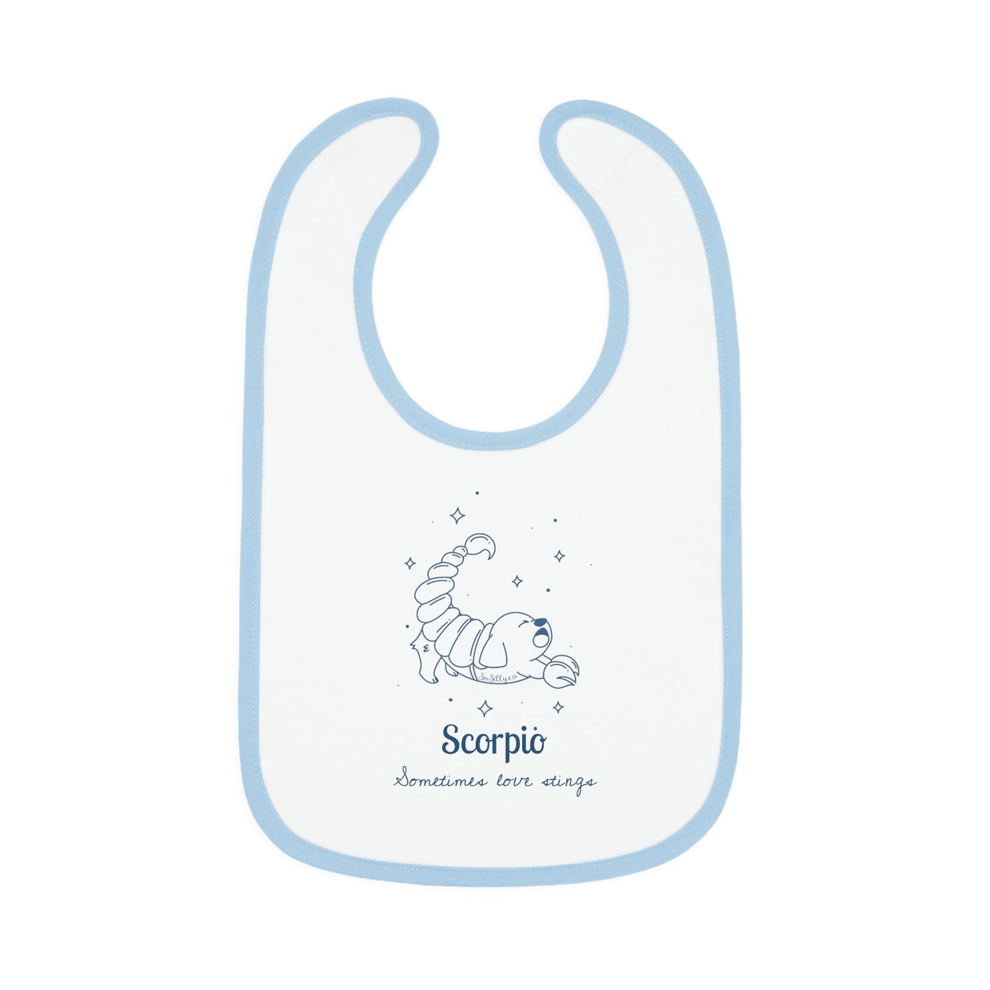 So Silly Astrology Dog | Baby Bib - Scorpio
