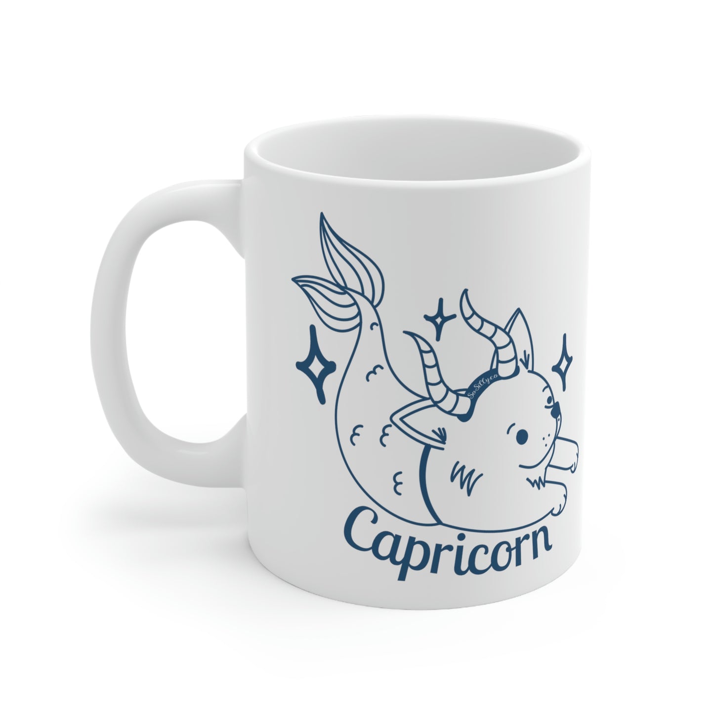 So Silly Astrology Dog | 11oz Ceramic Mug - Capricorn