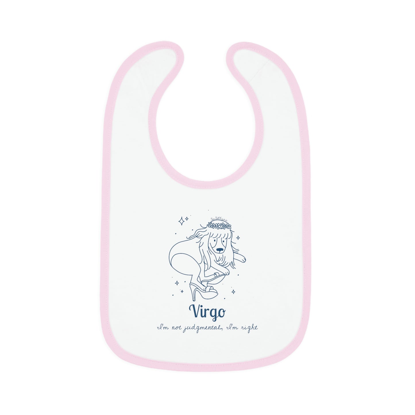 So Silly Astrology Dog | Baby Bib - Virgo