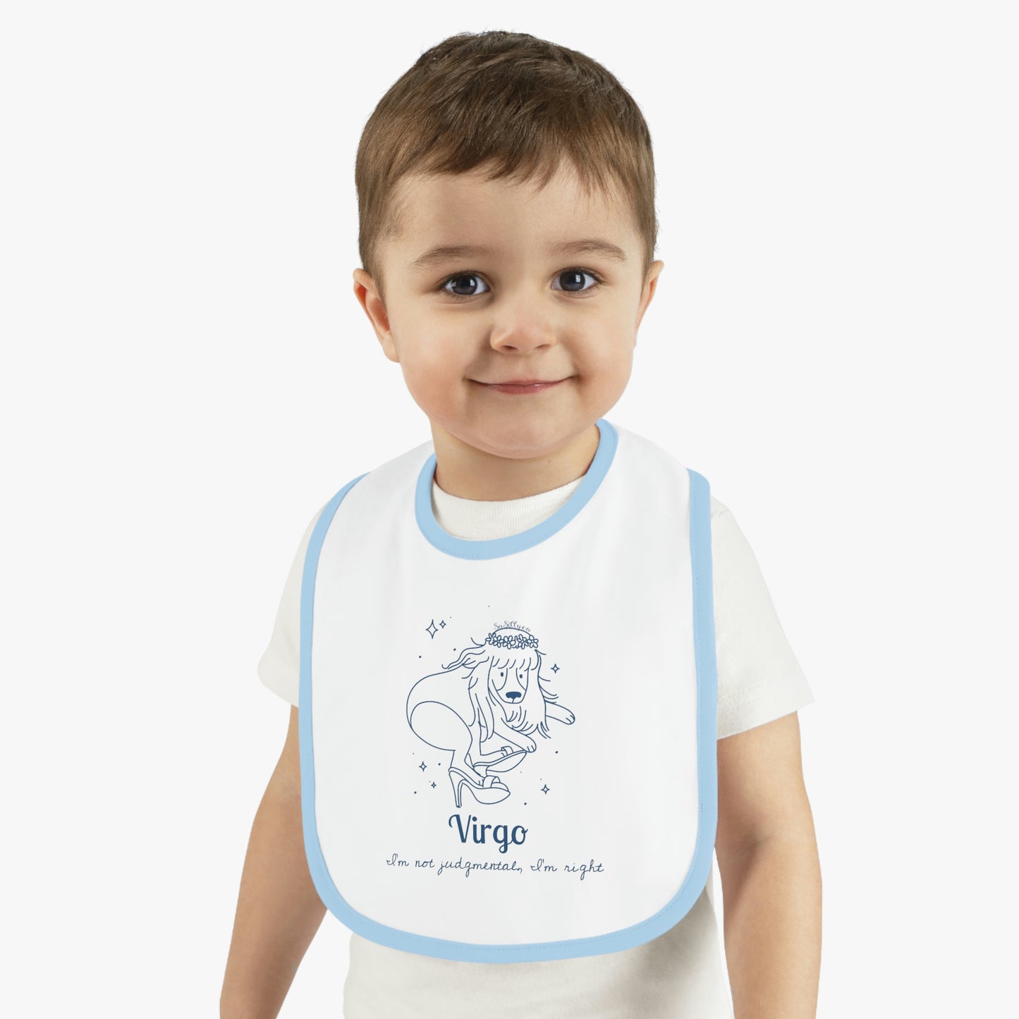 So Silly Astrology Dog | Baby Bib - Virgo