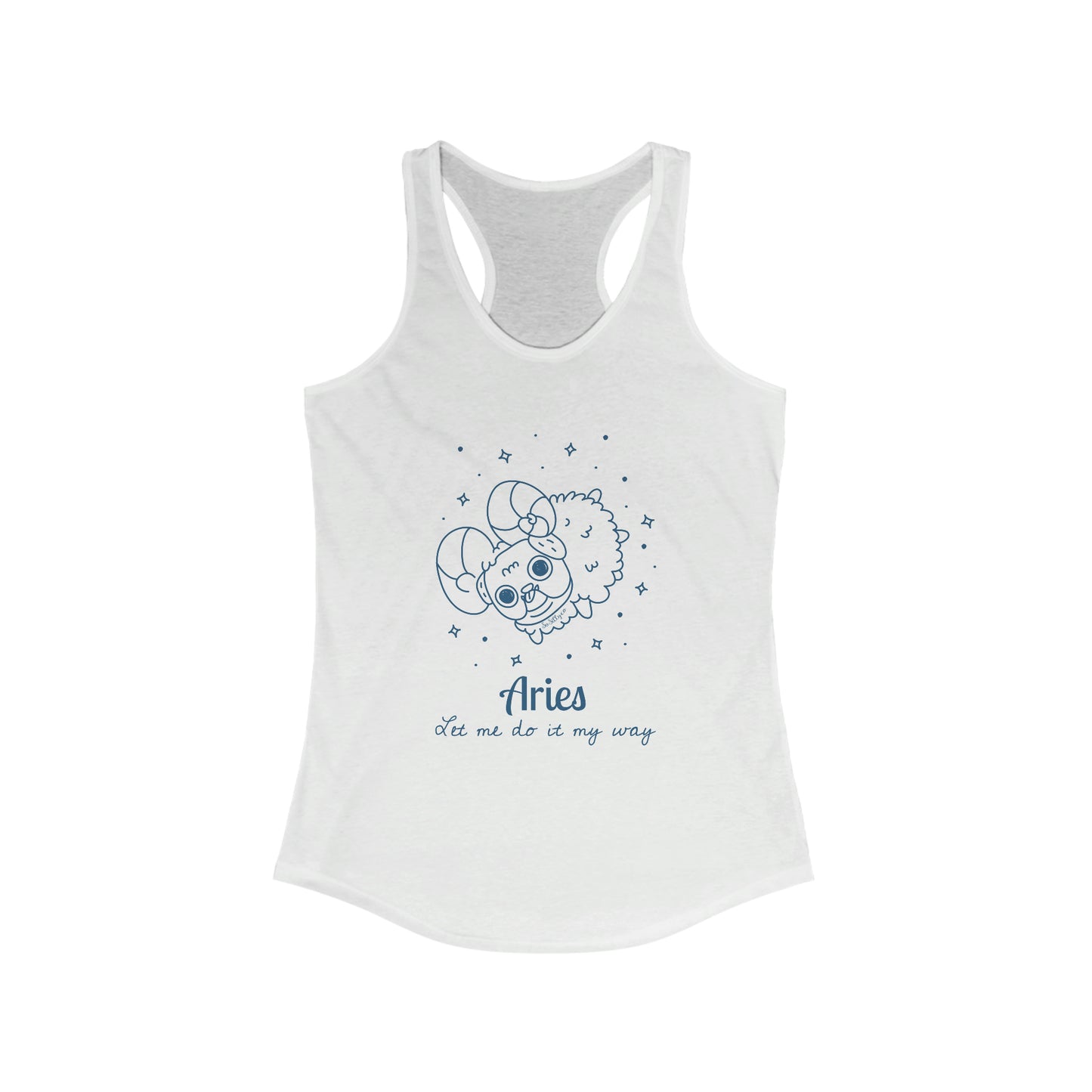 So Silly Astrology Dog | Women's Racerback Tank - Aries