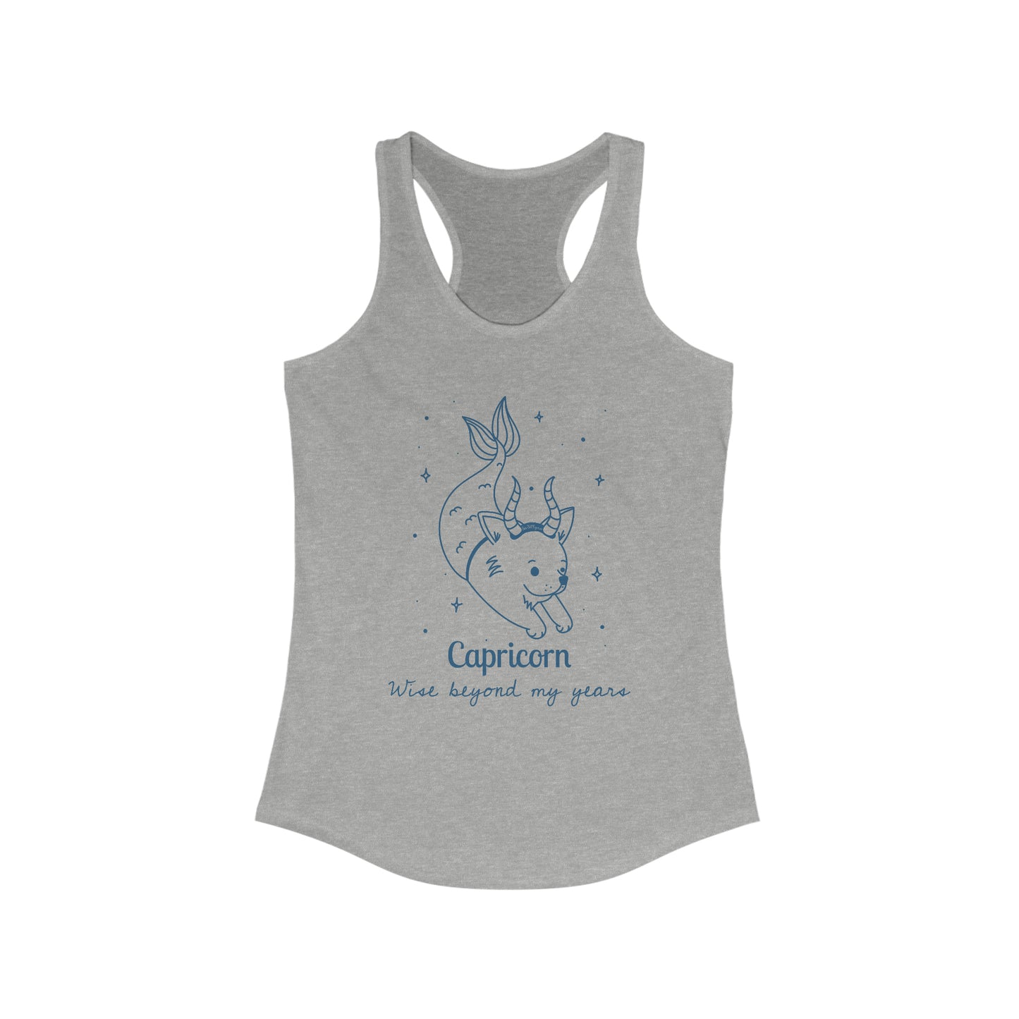 So Silly Astrology Dog | Women's Racerback Tank - Capricorn