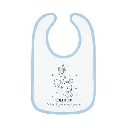 So Silly Astrology Dog | Baby Bib - Capricorn
