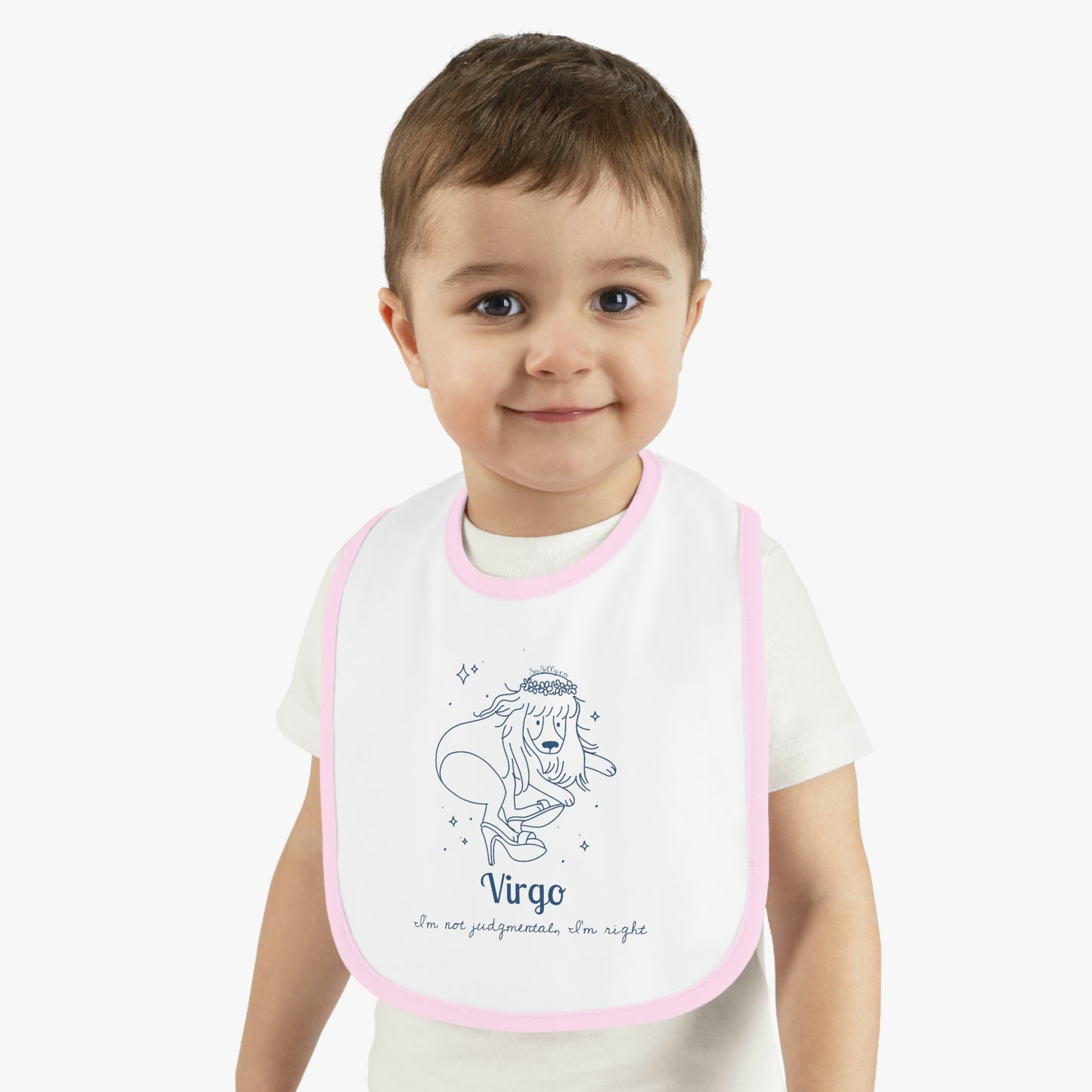 So Silly Astrology Dog | Baby Bib - Virgo