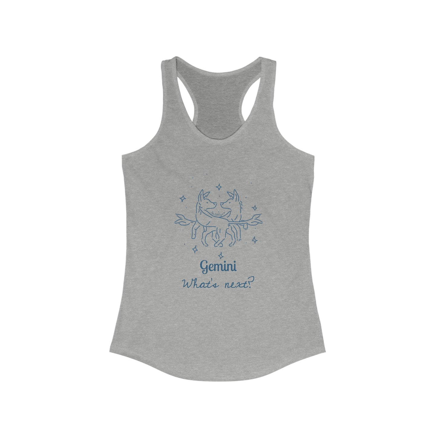 So Silly Astrology Dog | Women's Racerback Tank - Gemini