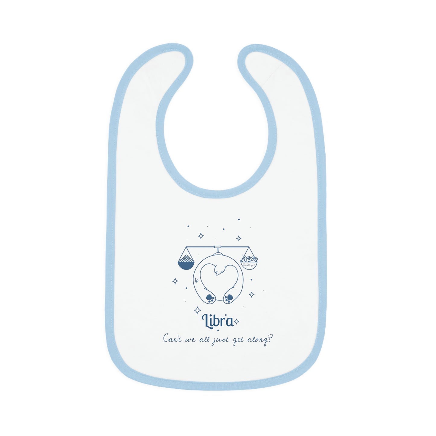 So Silly Astrology Dog | Baby Bib - Libra