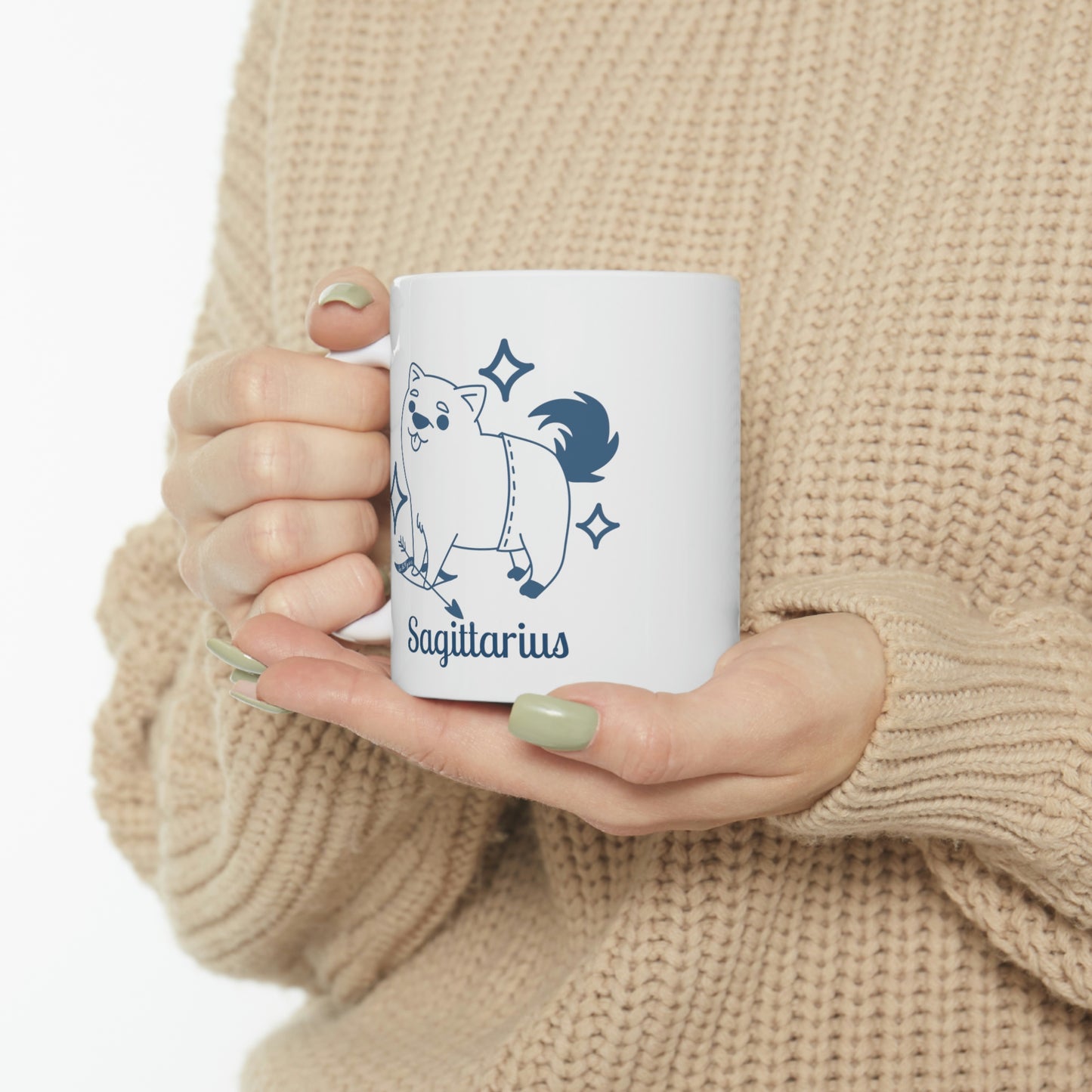 So Silly Astrology Dog | 11oz Ceramic Mug - Sagittarius