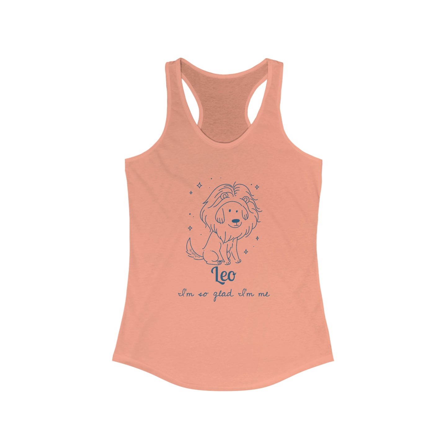So Silly Astrology Dog | Women's Racerback Tank - Leo