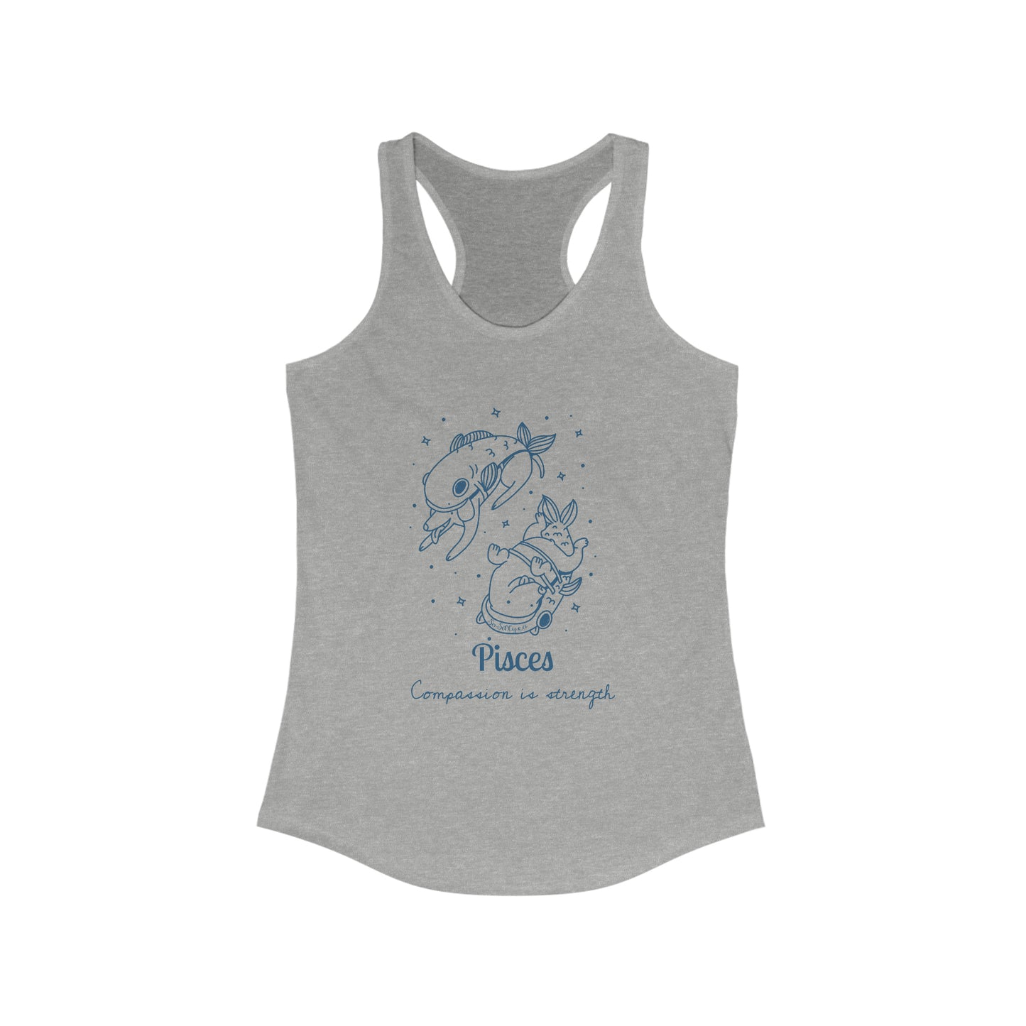 So Silly Astrology Dog | Women's Racerback Tank - Pisces