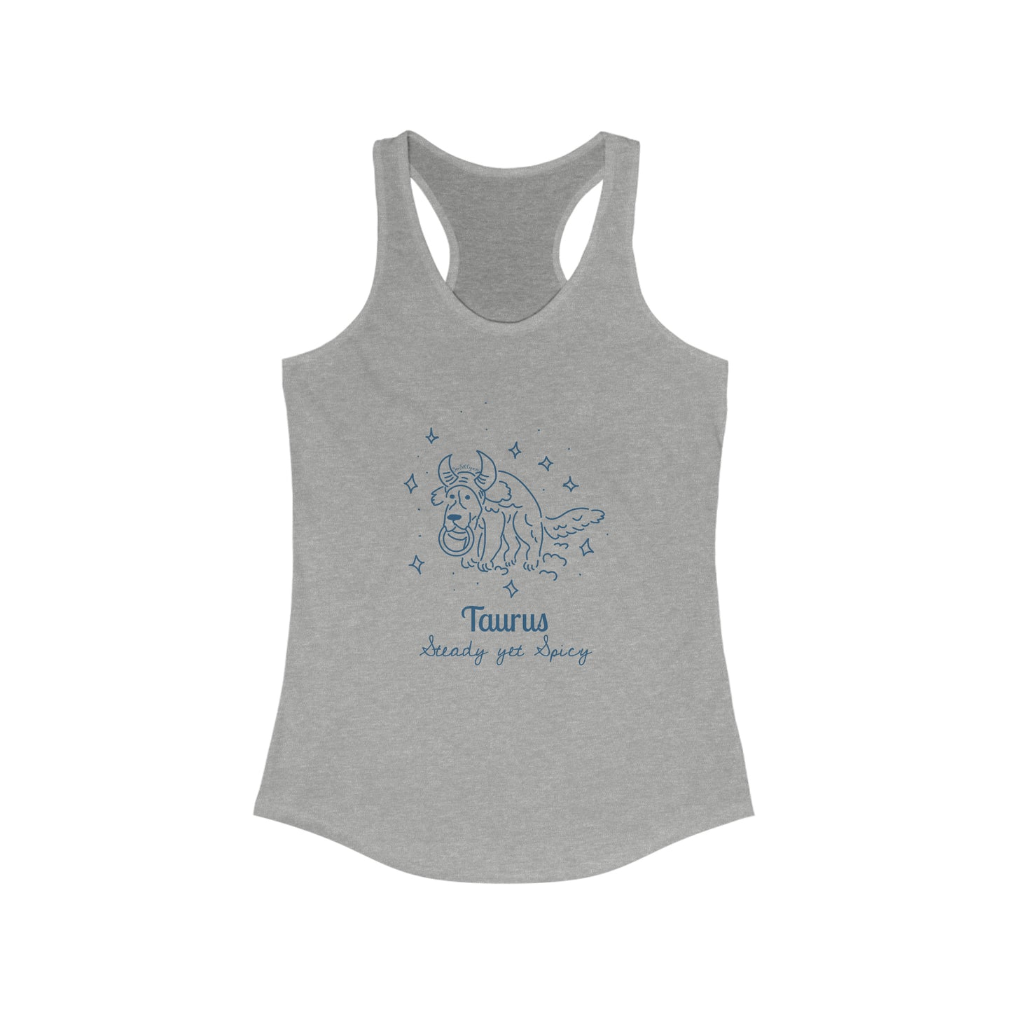 So Silly Astrology Dog | Women's Racerback Tank - Taurus
