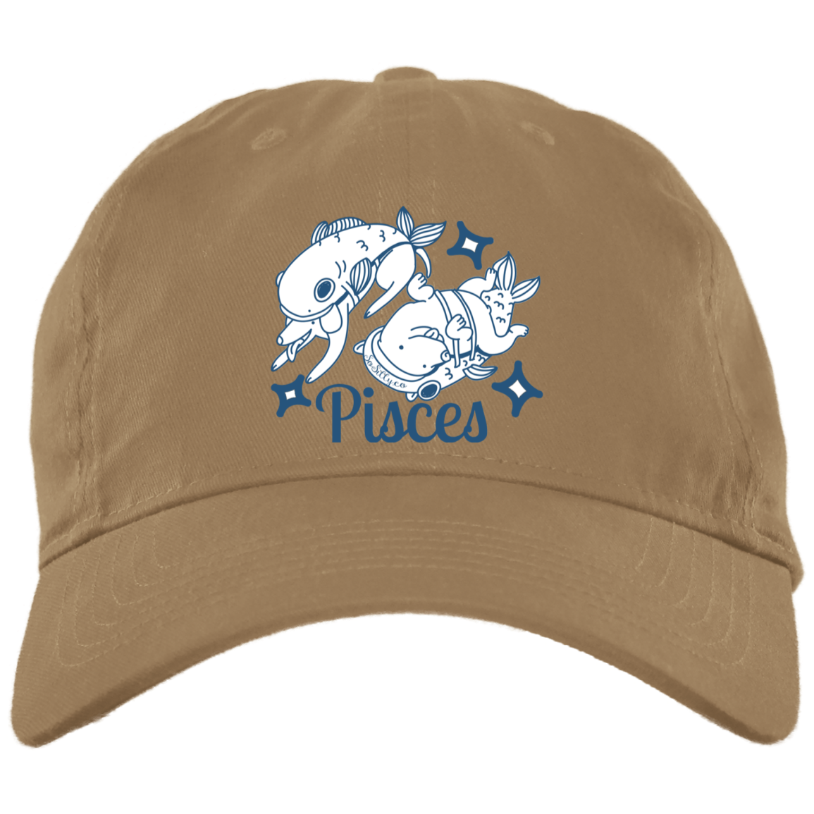 So Silly Astrology Dog | Unstructured Dad Hat - Pisces