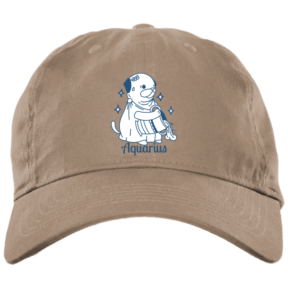 So Silly Astrology Dog | Unstructured Dad Hat - Aquarius