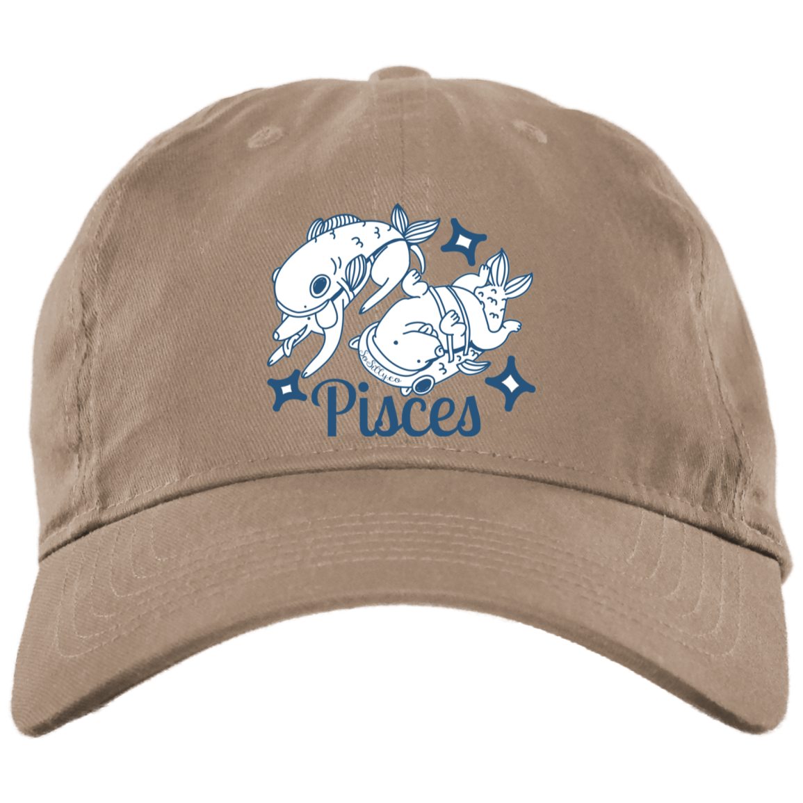 So Silly Astrology Dog | Unstructured Dad Hat - Pisces