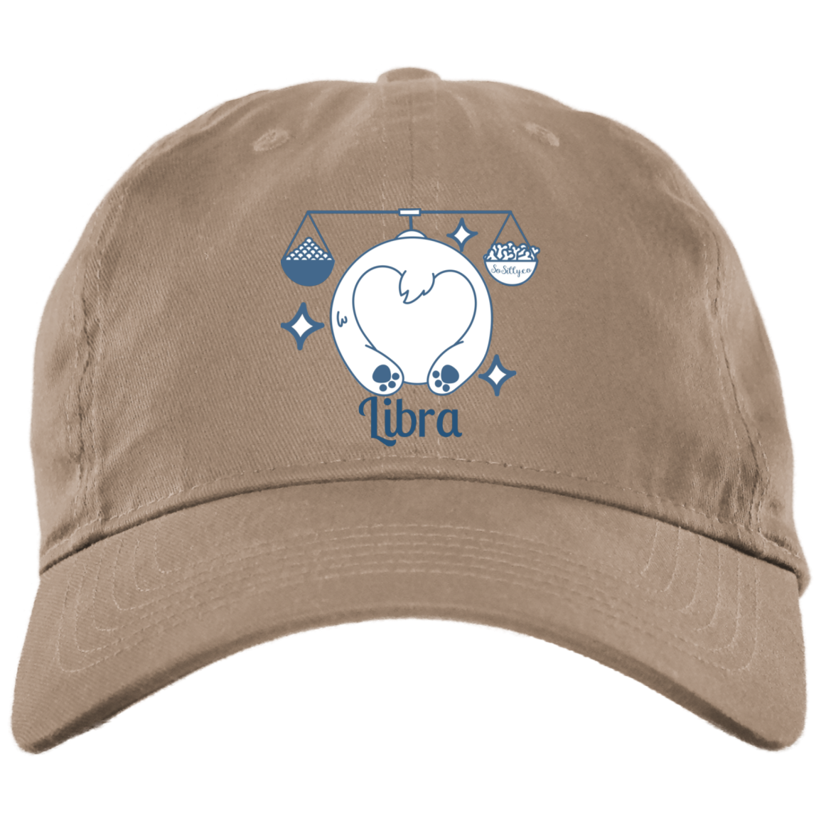 So Silly Astrology Dog | Unstructured Dad Hat - Libra