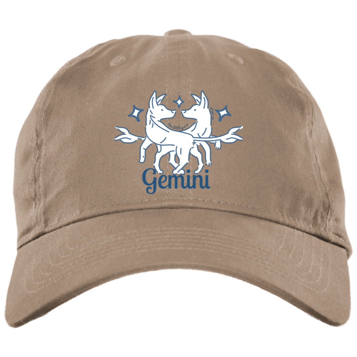 So Silly Astrology Dog | Unstructured Dad Hat - Gemini