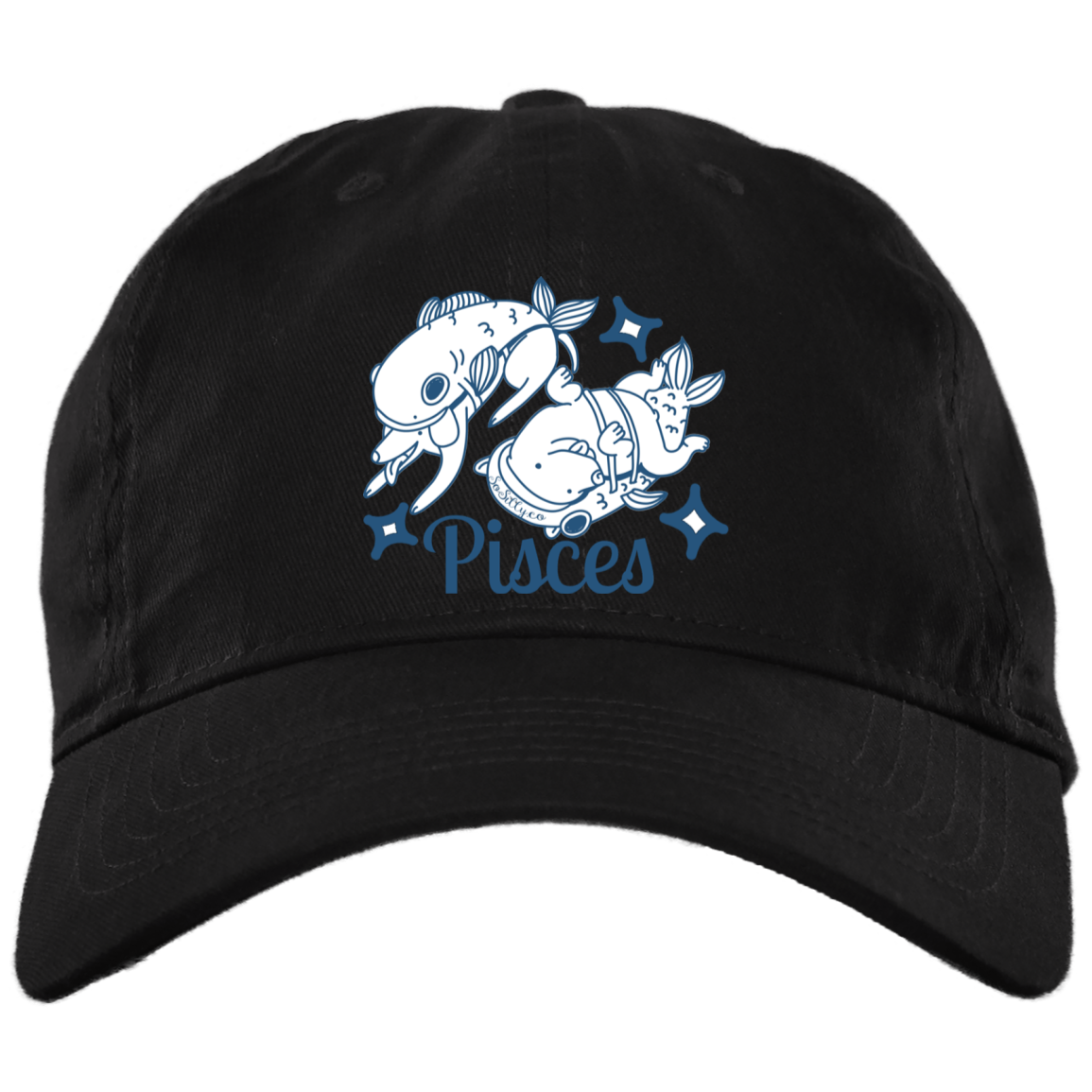 So Silly Astrology Dog | Unstructured Dad Hat - Pisces