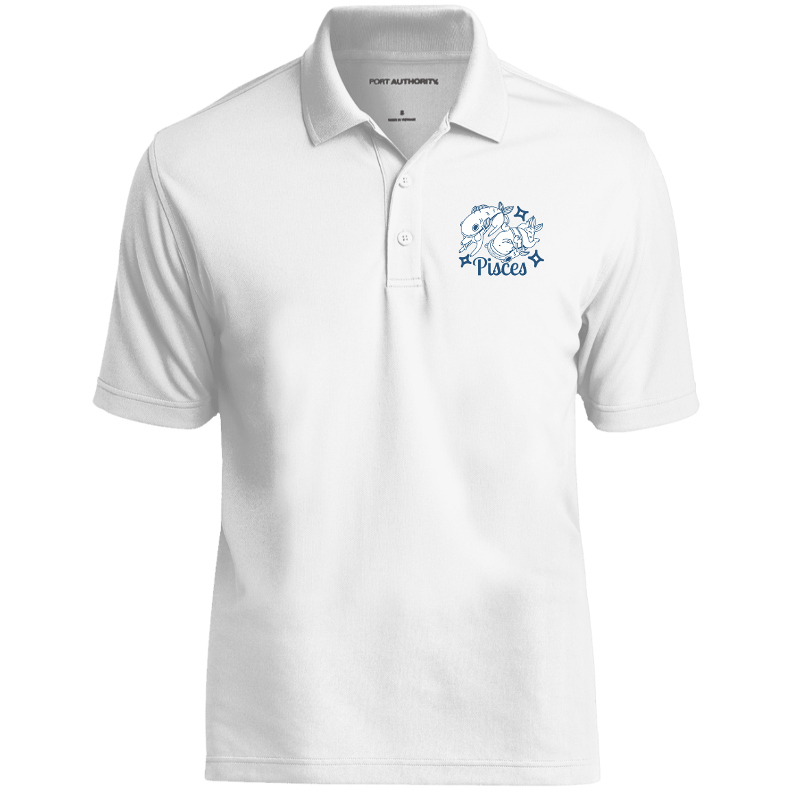 So Silly Astrology Dog | Men's Polo - Pisces