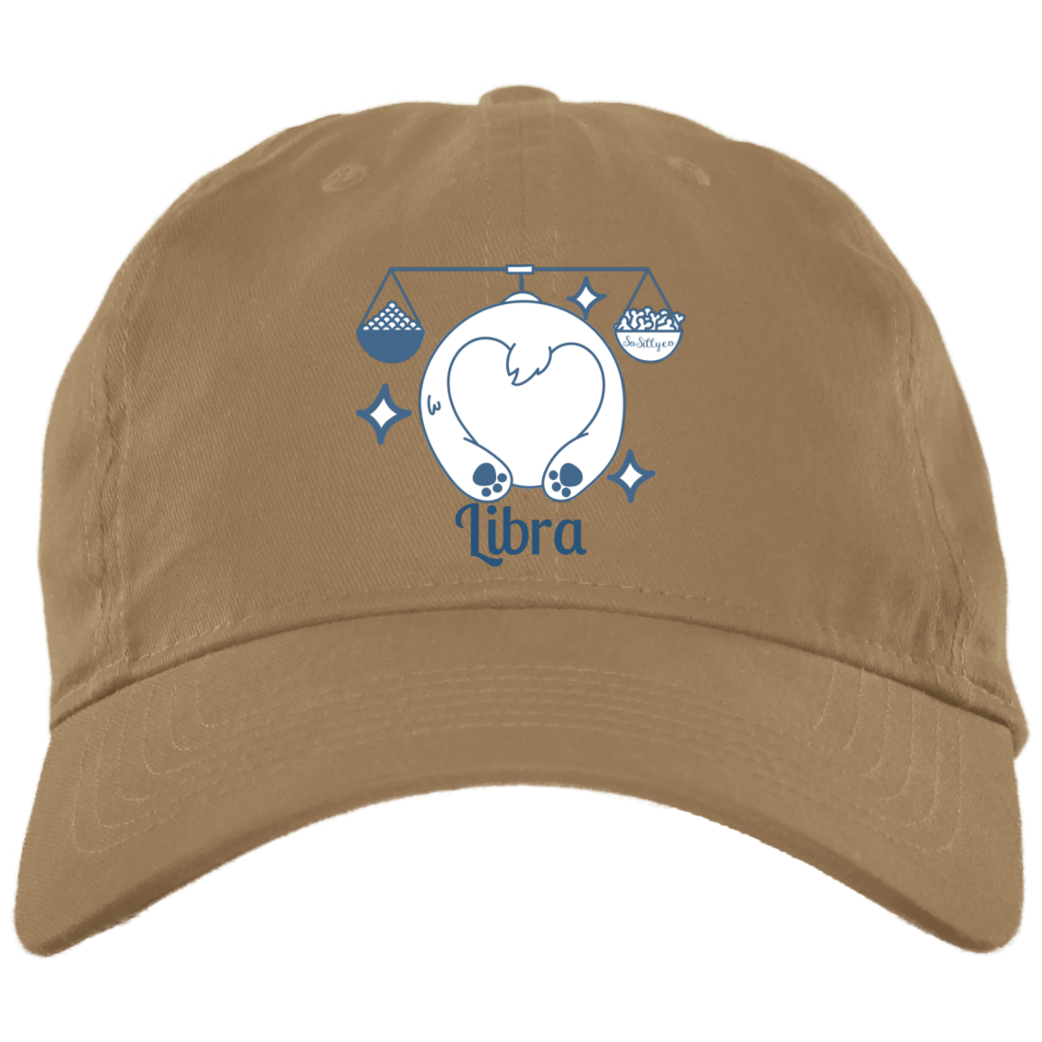 So Silly Astrology Dog | Unstructured Dad Hat - Libra