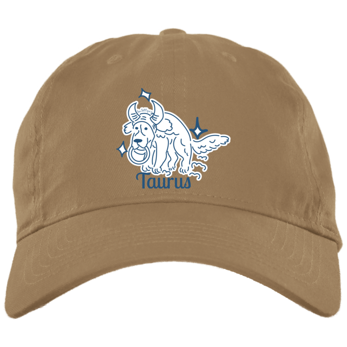 So Silly Astrology Dog | Unstructured Dad Hat - Taurus