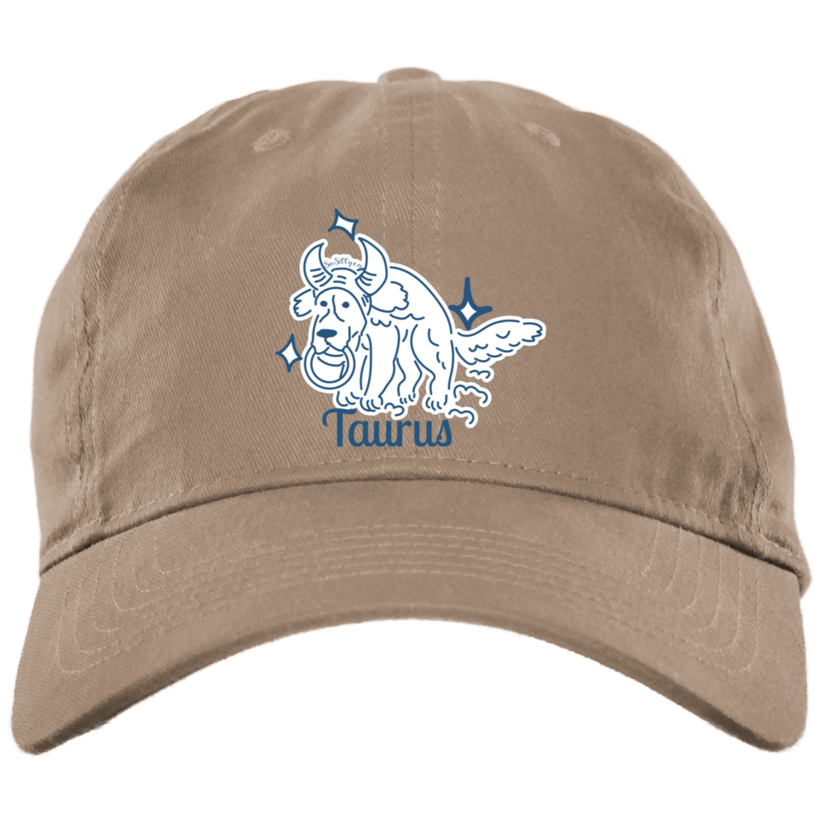 So Silly Astrology Dog | Unstructured Dad Hat - Taurus