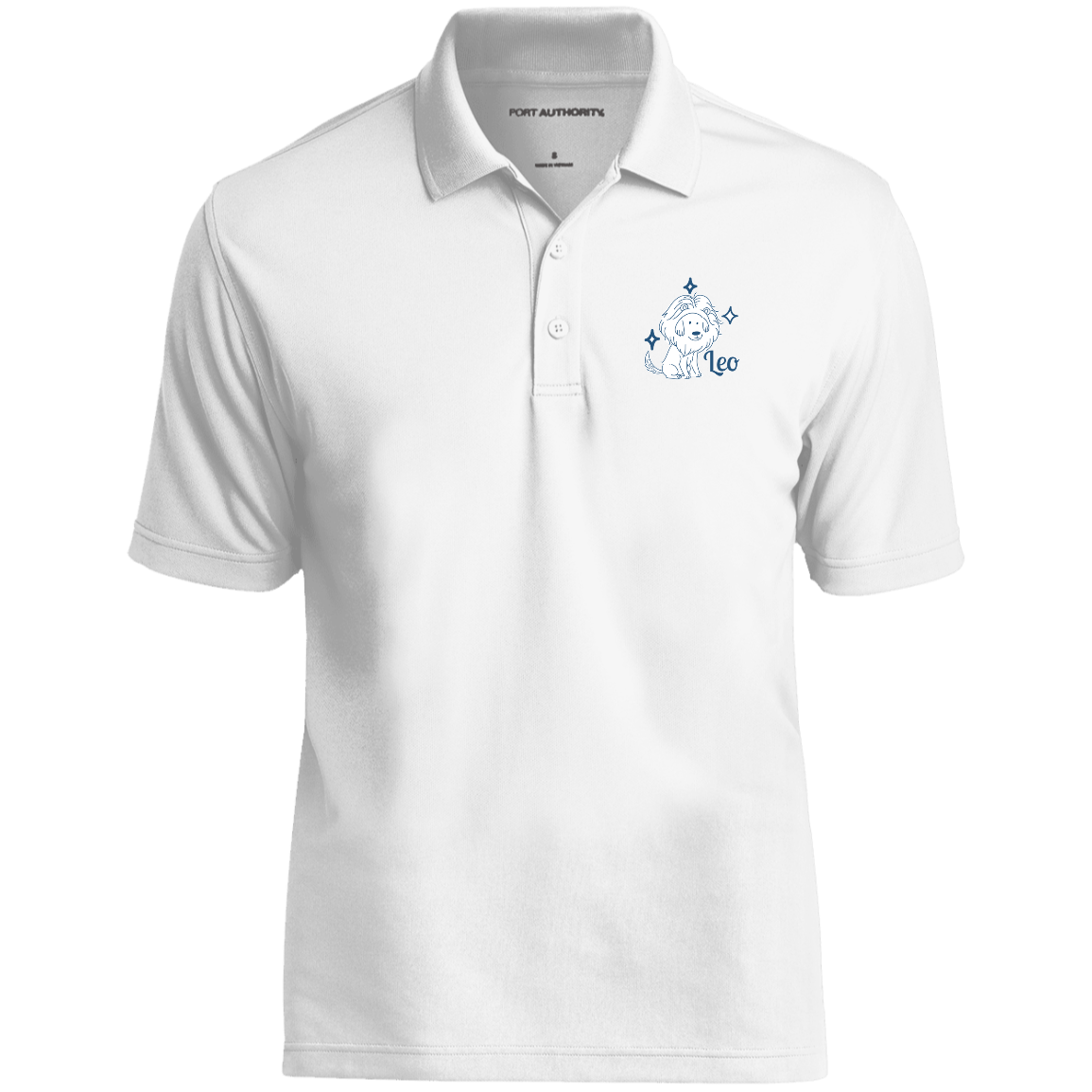 So Silly Astrology Dog | Men's Polo - Leo