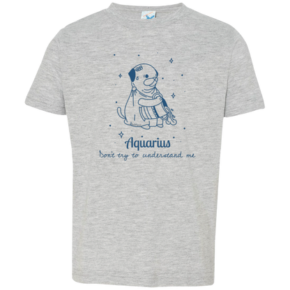 So Silly Astrology Dog | Toddler Tee - Aquarius