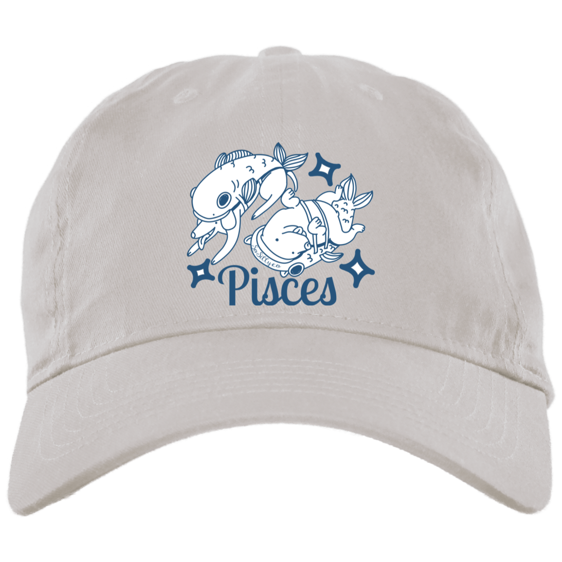 So Silly Astrology Dog | Unstructured Dad Hat - Pisces