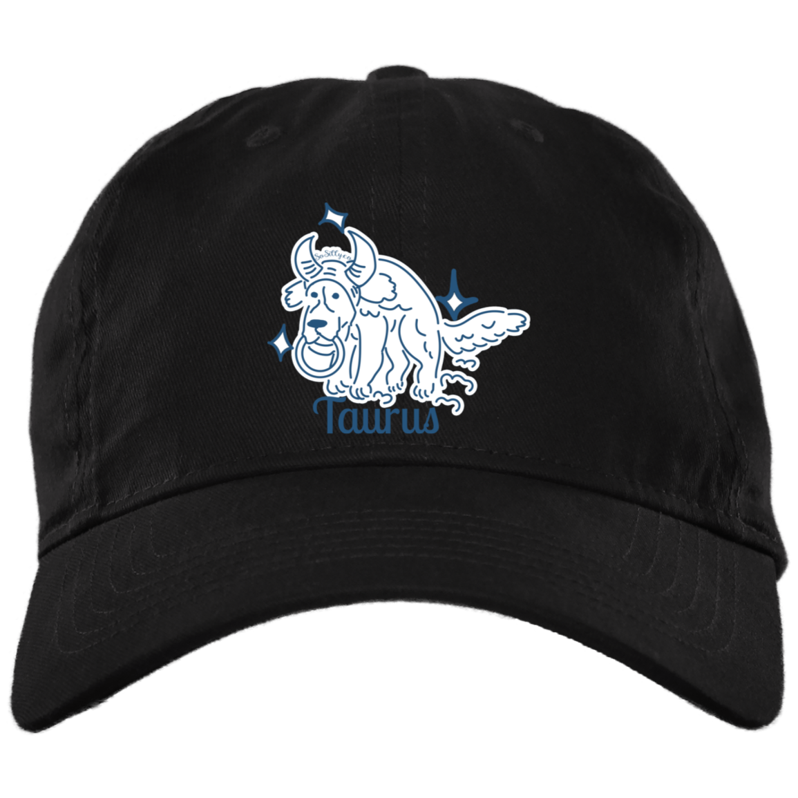 So Silly Astrology Dog | Unstructured Dad Hat - Taurus