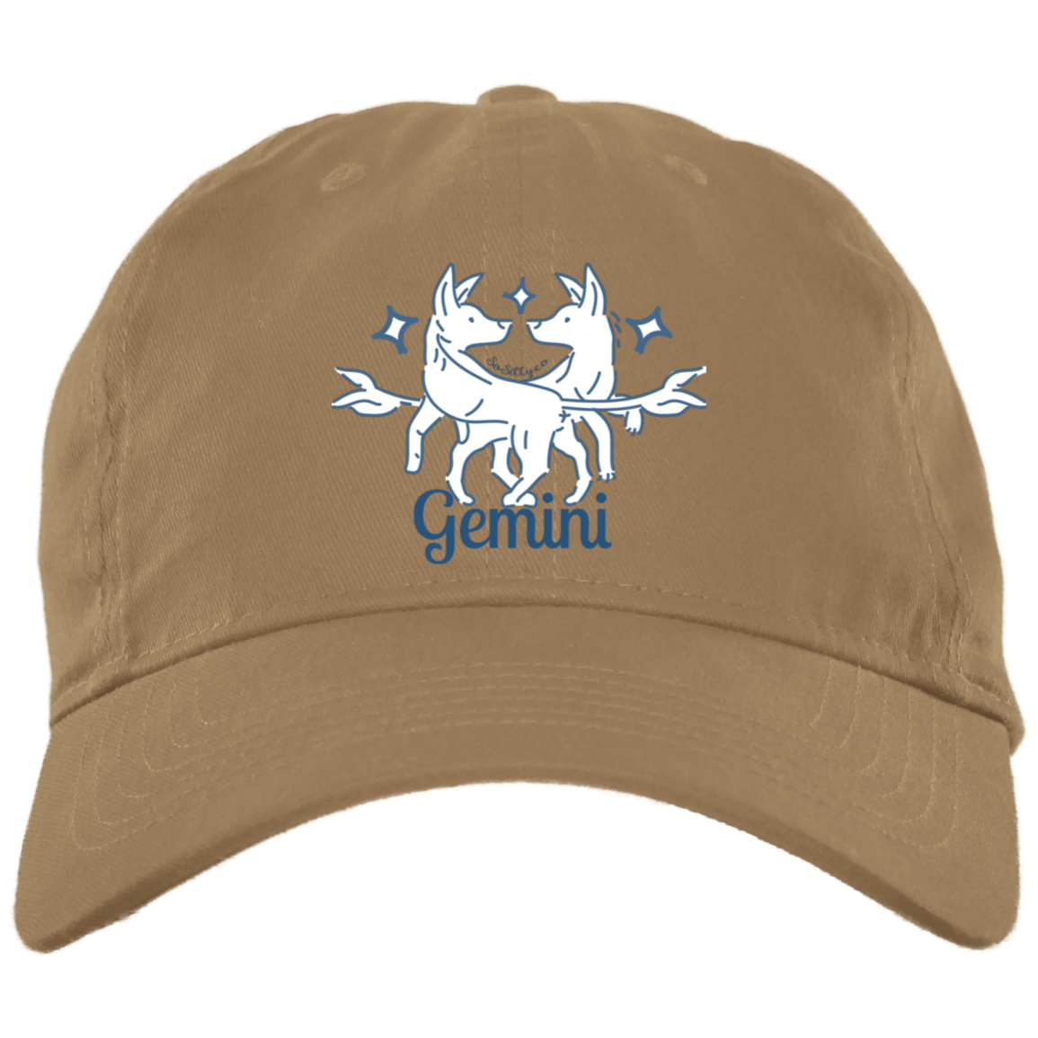 So Silly Astrology Dog | Unstructured Dad Hat - Gemini