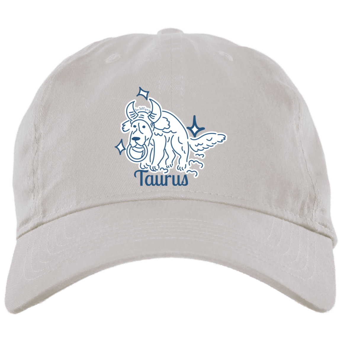 So Silly Astrology Dog | Unstructured Dad Hat - Taurus
