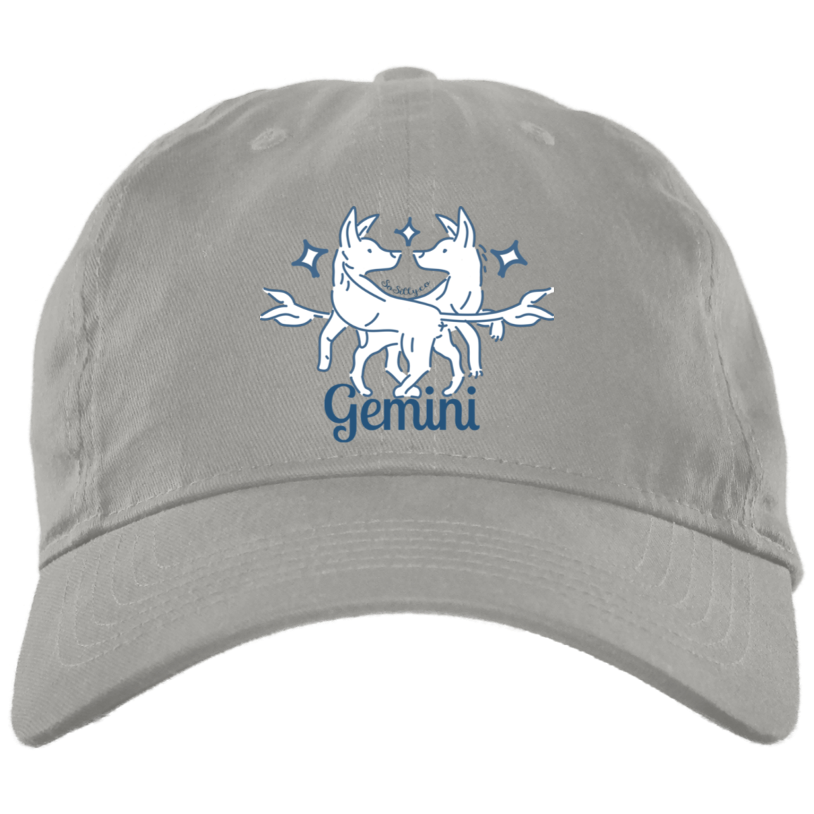 So Silly Astrology Dog | Unstructured Dad Hat - Gemini