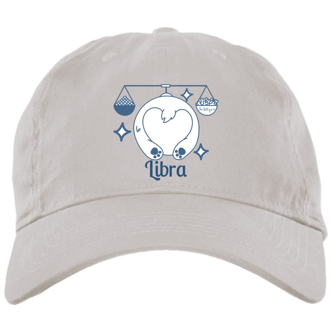 So Silly Astrology Dog | Unstructured Dad Hat - Libra