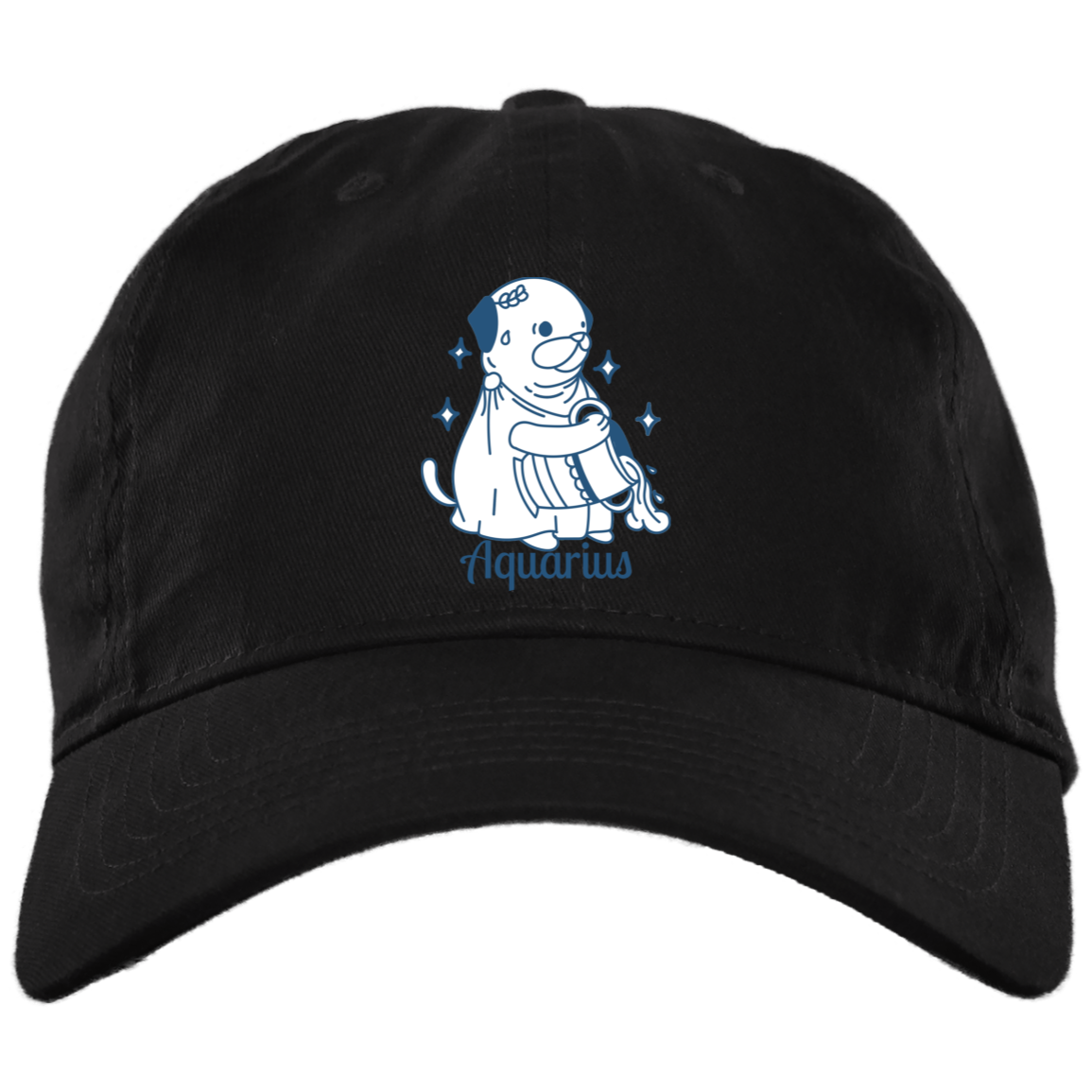 So Silly Astrology Dog | Unstructured Dad Hat - Aquarius