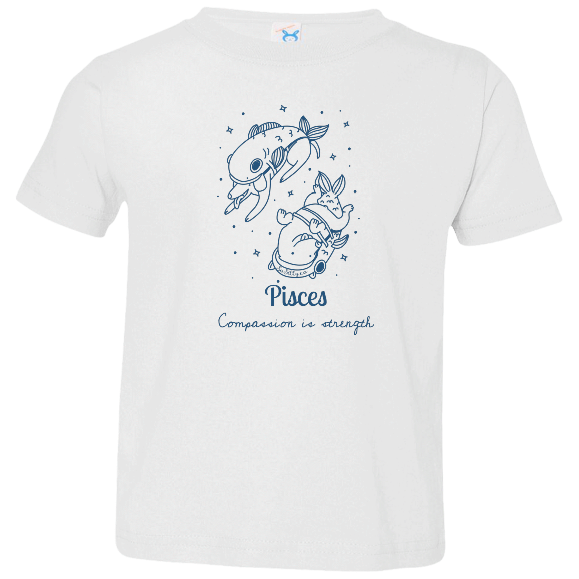 So Silly Astrology Dog | Toddler Tee - Pisces