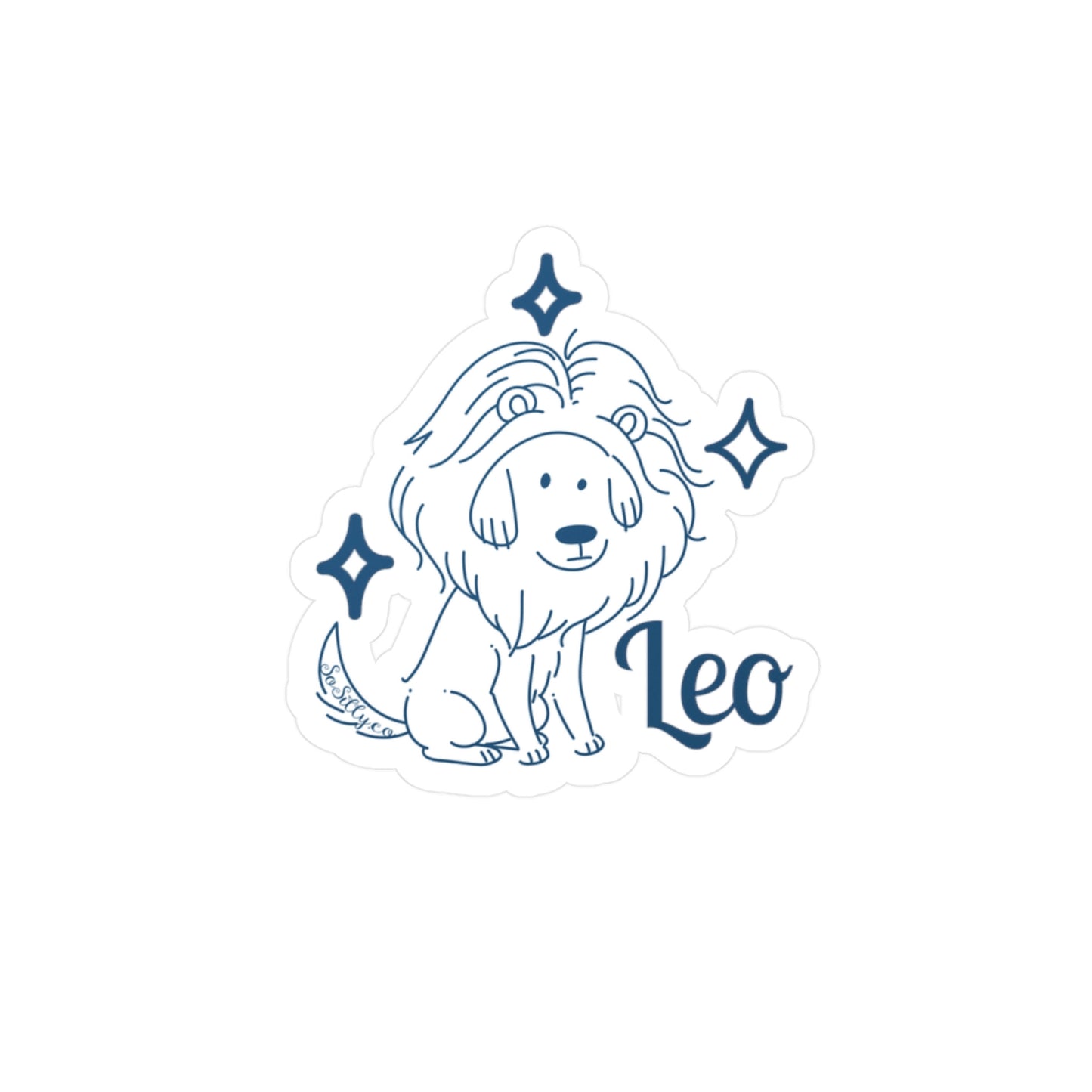 So Silly Astrology Dog | Vinyl Decal - Leo