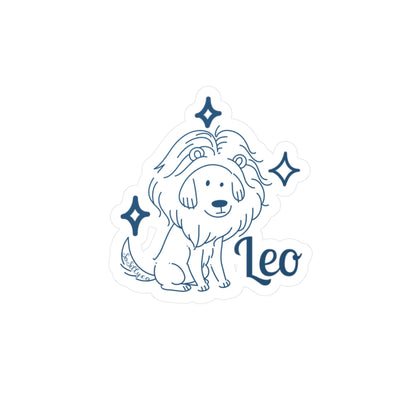 So Silly Astrology Dog | Vinyl Decal - Leo