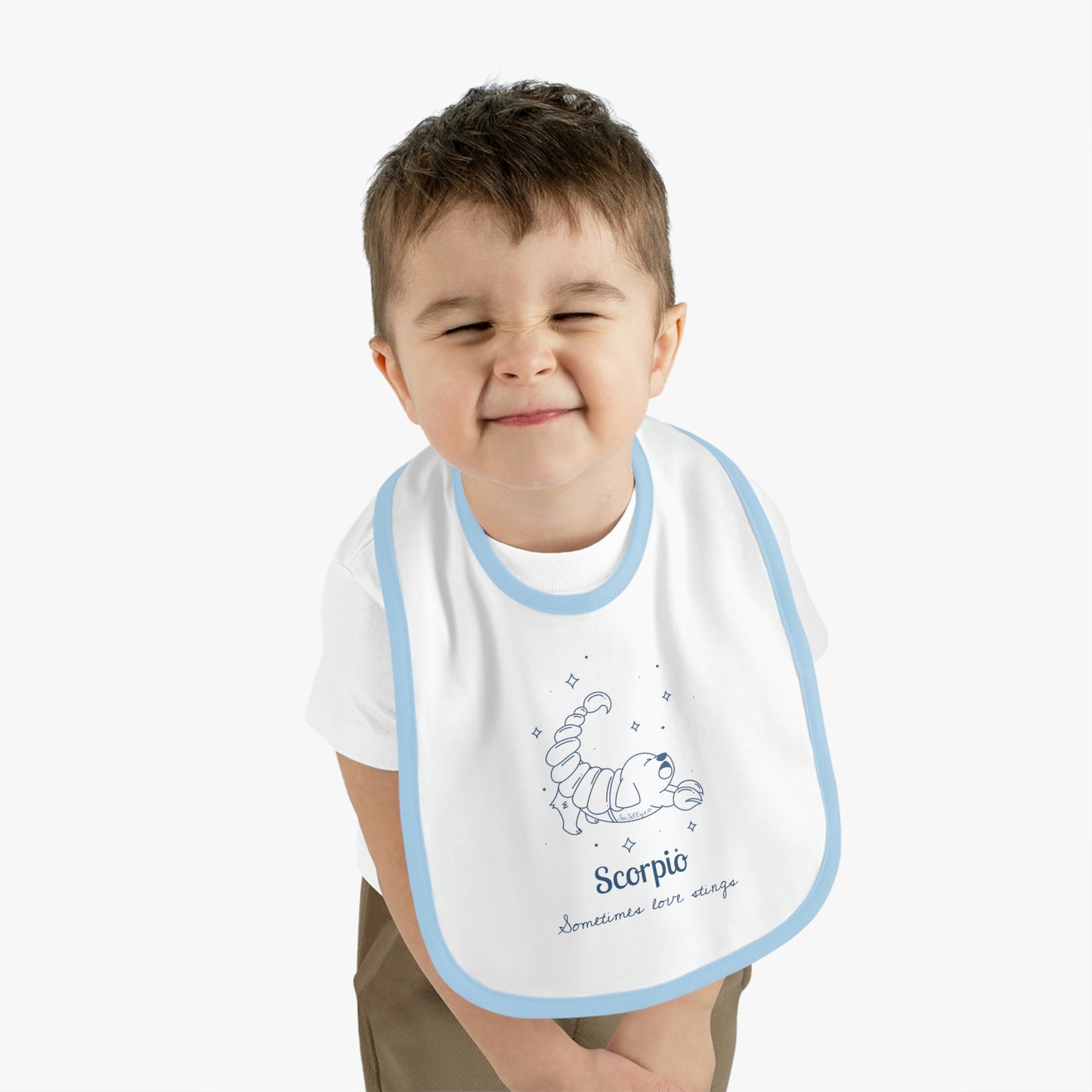 So Silly Astrology Dog | Baby Bib - Scorpio