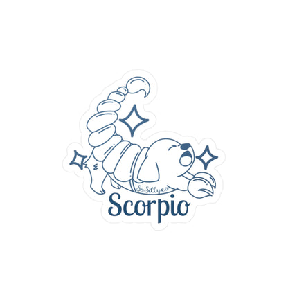 So Silly Astrology Dog | Vinyl Decal - Scorpio